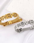 Bracciale Brianna in maglia Gold e Silver