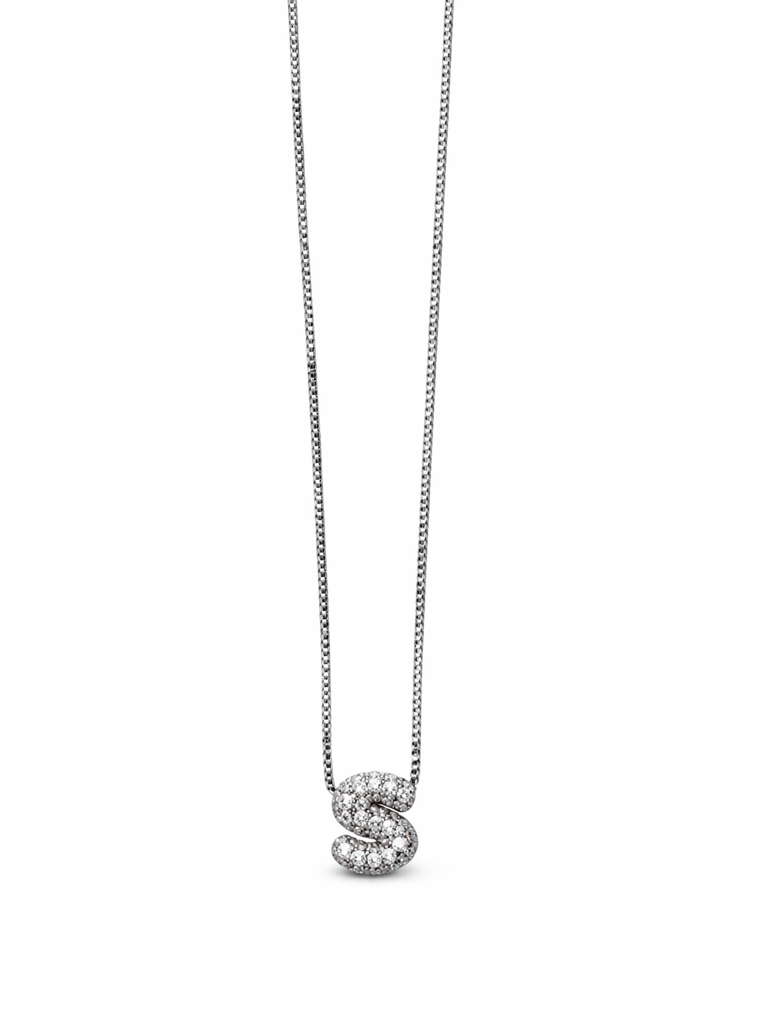 Collana Lettera Silver