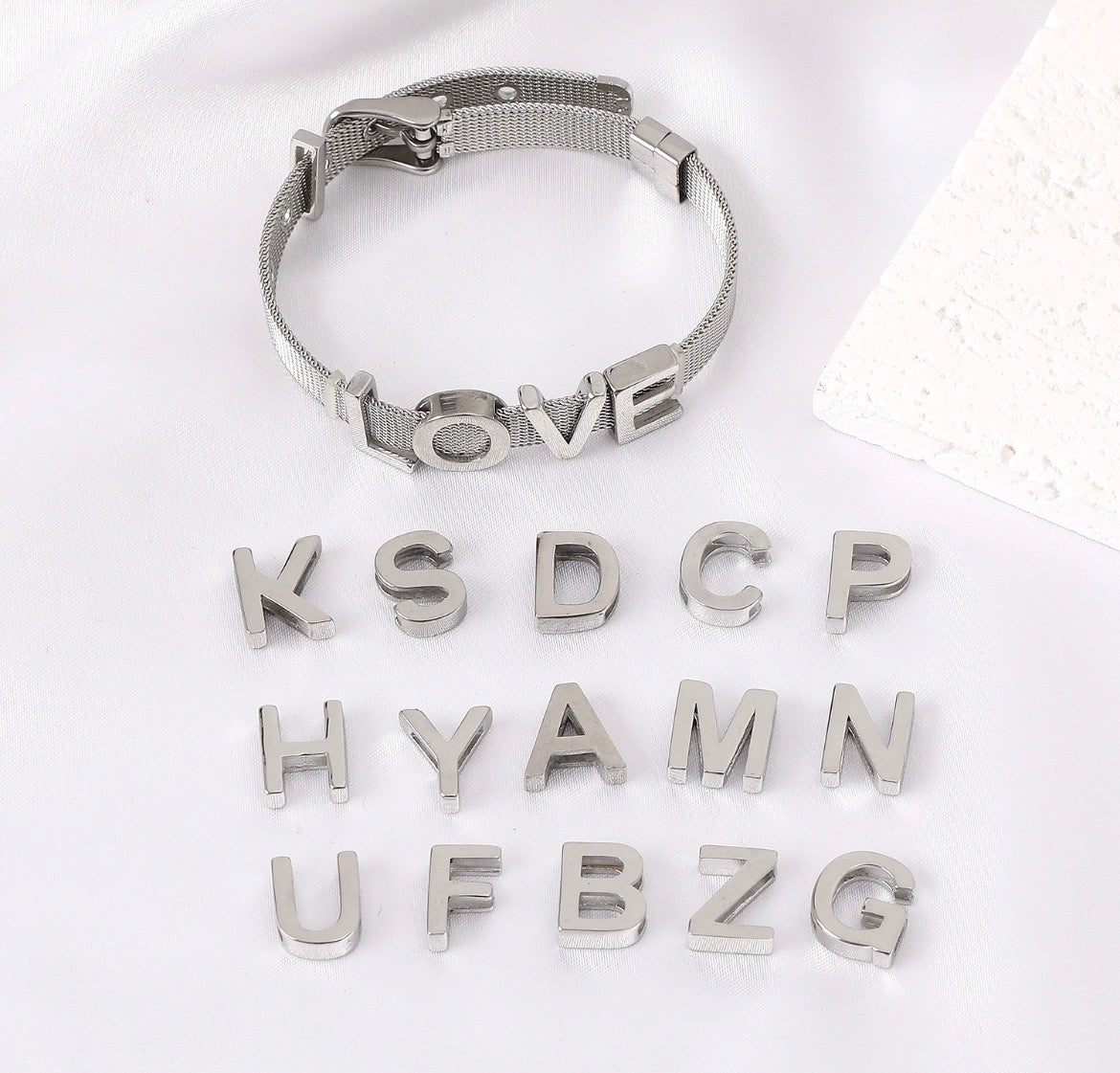 Lettere Silver per bracciale Brianna