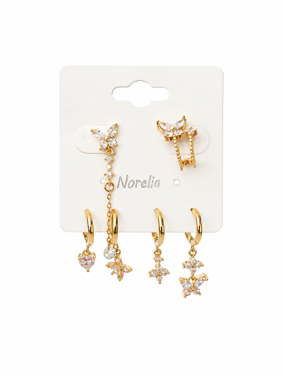 Set Orecchini Butterfly