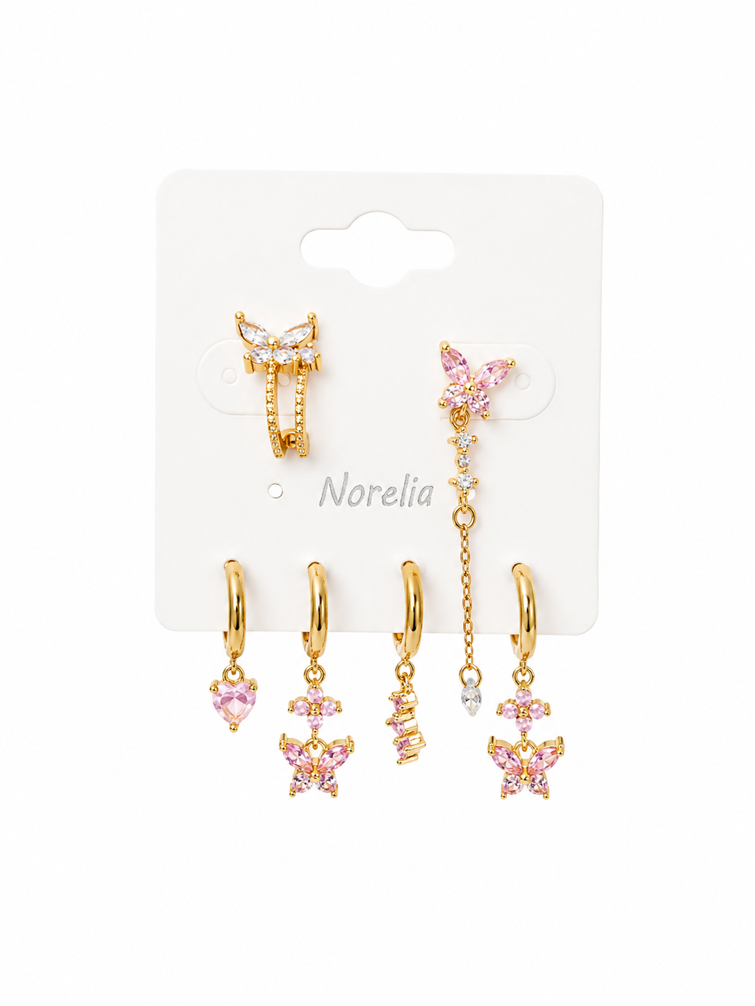 Set Orecchini Butterfly
