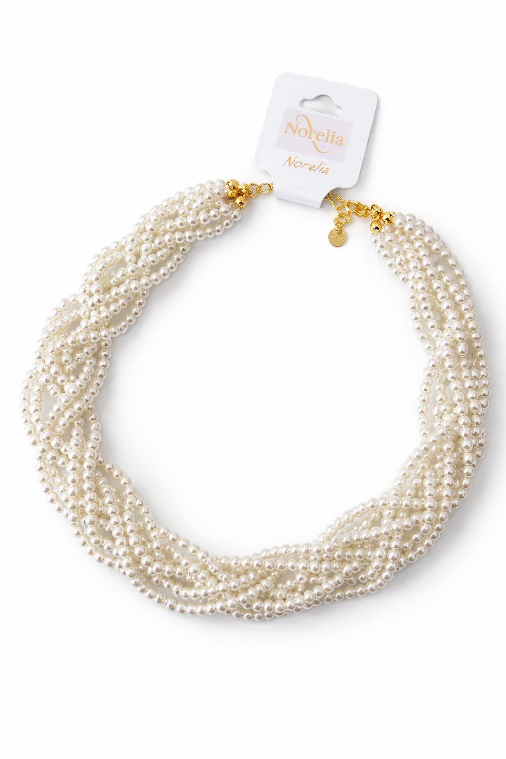 Collana Perla Intreccio