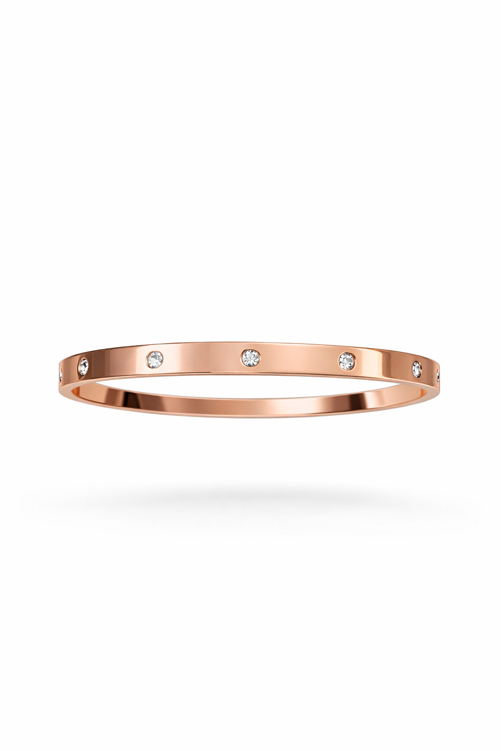 Bracciale Strass Oro Rosa