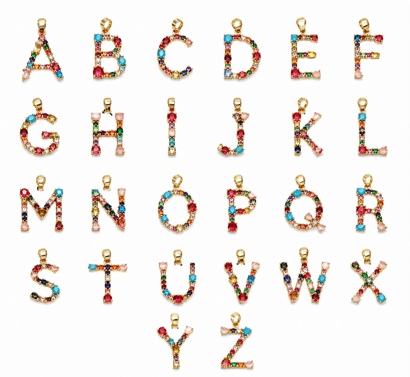 Lettera Rainbow Gold