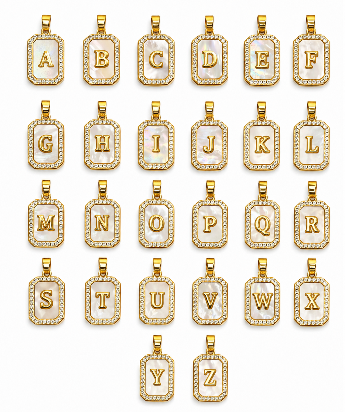 Lettera MadrePerla Gold